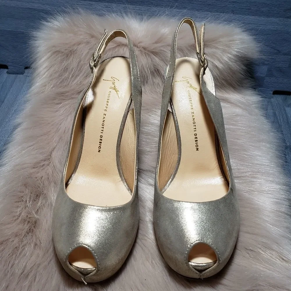 Giuseppe Zanotti Gold heel  Pumps Shoes